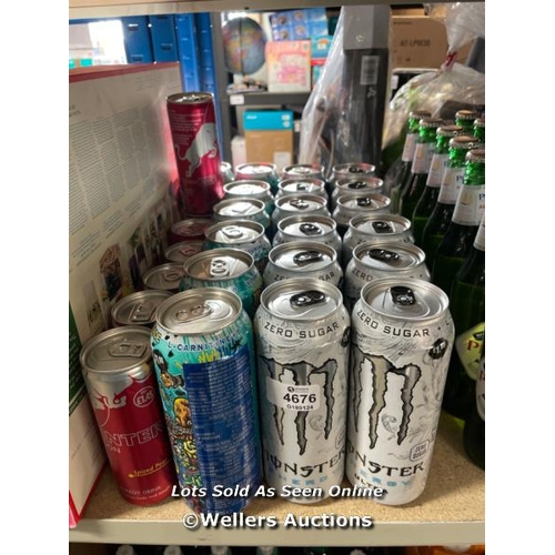 4676 - 26X ENGERY DRINKS INCL. MOSTER & RED BULL / F16