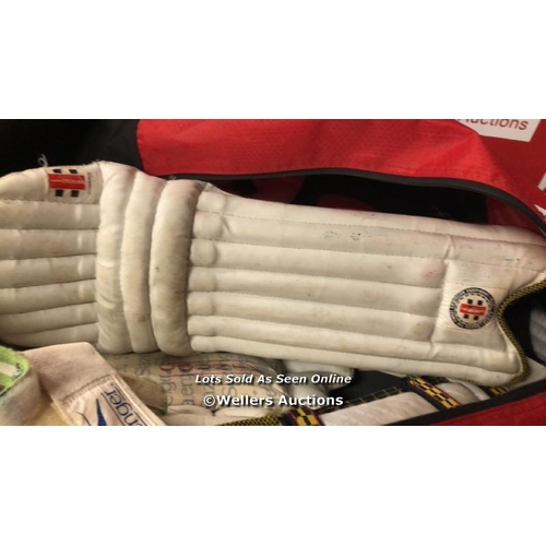 5052 - 4X PAIRS CRICKET LEG PADS INC. SLAZENGER / PRE-OWNED / NO VAT ON THE HAMMER PRICE / B11