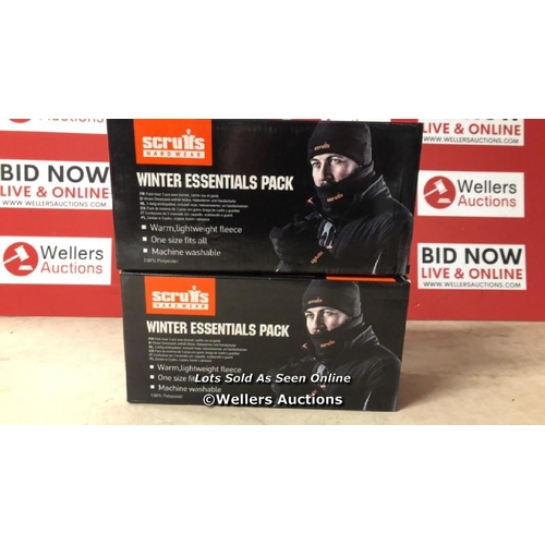 5117 - 2X NEW SCRUFF'S WINTER ESSENTIALS PACKS  / NO VAT ON THE HAMMER PRICE / C17