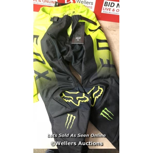 5126 - NEW FOX 180 MOTOCROSS PANTS SIZE 28, RRP �124.99 / NO VAT ON THE HAMMER PRICE / C18