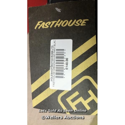 5127 - NEW FASTHOUSE MOTOCROSS PANTS SIZE 28, RRP �140 / NO VAT ON THE HAMMER PRICE / C18