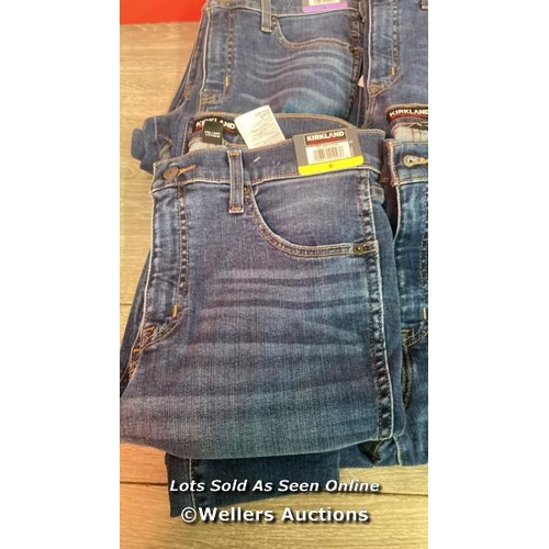 5144 - 10X PAIRS OF LADIES NEW KIRKLAND SIGNATURE JIGH RISE SKINNY JEANS / X4: 4, X5: 6 & X1: 8 / D27