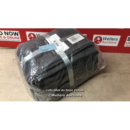 5855 - NEW W500 10 PC CHARCOAL TOWEL SET  / NO VAT ON THE HAMMER PRICE / C18