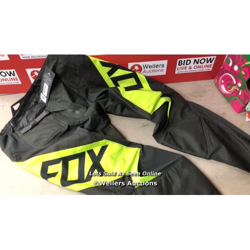 5873 - NEW FOX 180 MOTOCROSS PANTS SIZE 38, RRP �115 / NO VAT ON THE HAMMER PRICE / C19