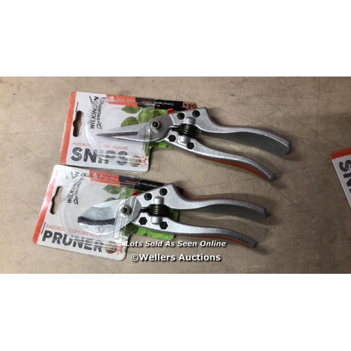 5887 - NEW WILKINSON SWORD PRUNER & SNIPS  / NO VAT ON THE HAMMER PRICE / C19