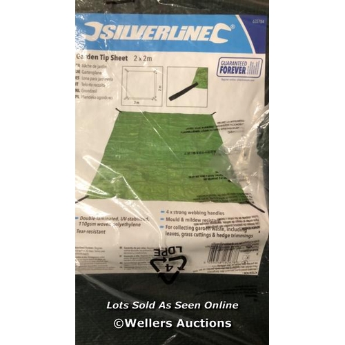 5910 - NEW SILVERLINE GARDEN SACK AND TIP SHEET  / NO VAT ON THE HAMMER PRICE / C12