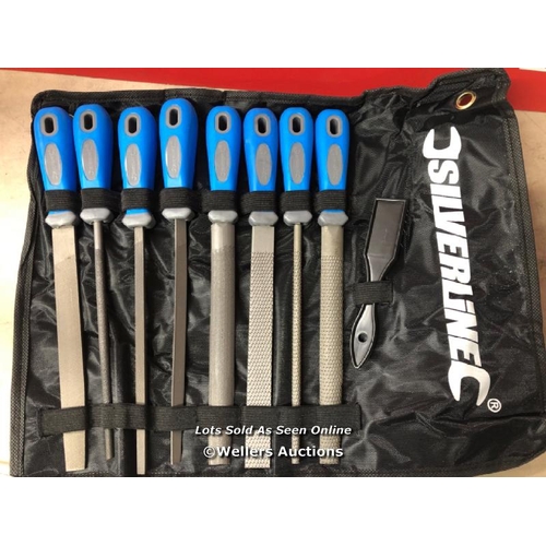 5917 - NEW SILVERLINE 9PC FILE SET  / NO VAT ON THE HAMMER PRICE / C12