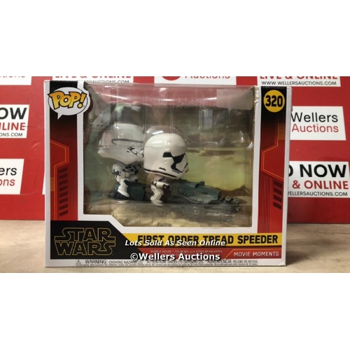 5923 - NEW STAR WARS FUNKO POP FIRST ORDER TREAD SPEEDER NO.320 / NO VAT ON THE HAMMER PRICE / C13