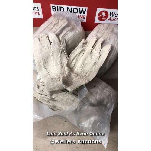 5929 - 3X PACKS OF NEW GARDEN GLOVES, SIZE AND QTY NOT KNOWN  / NO VAT ON THE HAMMER PRICE / C13