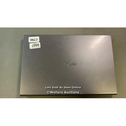 9507 - ASUS LAPTOP MODEL X409J / 8GB RAM / 250GB HD / I5-1035H1 @ 1.0GHZ / SN: L3N0CX11Z09113E / PROFESSION... 