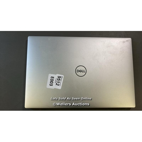 9512 - DELL XPS / 16GB RAM / 500GB HD / I7-1065G7 @ 1.50GHZ / ST: 4Z68633 / TOUCH DISPLAY / PROFESSIONALLY ... 