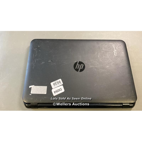 9530 - HP LAPTOP / 8GB RAM / 500GB HD / AMD E1-2100 @ 1.0 GHZ / PROFESSIONALLY WIPED AND RELOADED WITH WIND... 