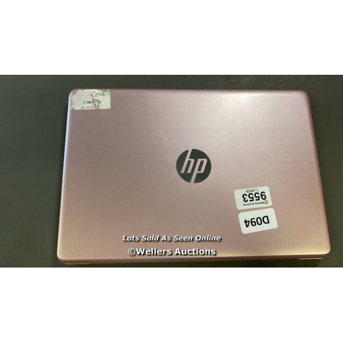 9553 - HP LAPTOP MODEL 11-AK0508SA / 2GB RAM / 32GB HD / CELERON N4020 @ 1.10GHZ / SN: 5CD0478MXQ / PROFESS... 