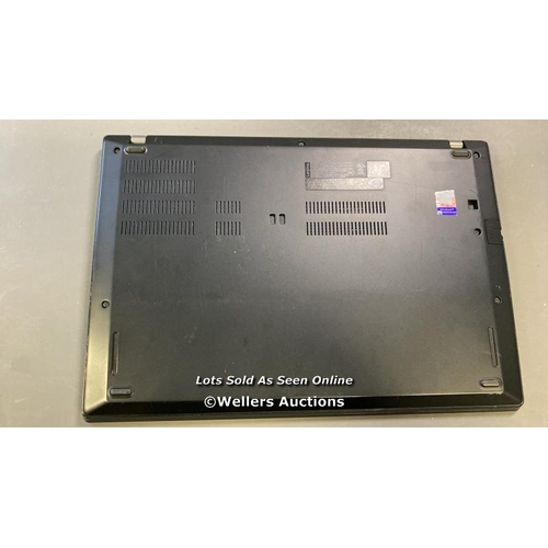 9554 - LENOVO THINKPAD T480S / 16GB RAM / 250GB HD / I7-8550U @ 1.80GHZ / PROFESSIONALLY WIPED AND RELOADED... 