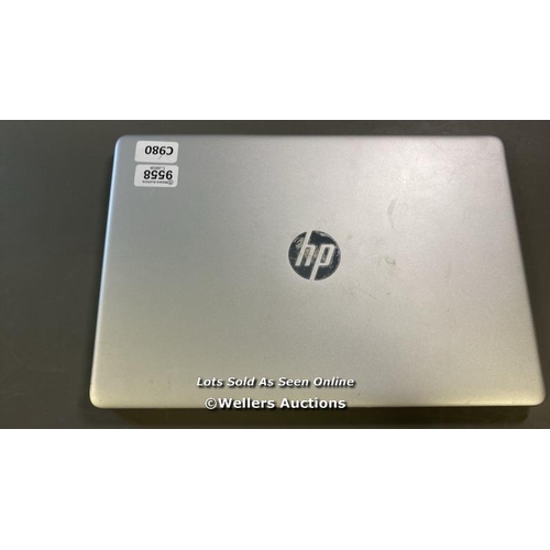 9558 - HP LAPTOP MODEL 15-DW0046NR / 8GB RAM / 1TB HD / I5-8265U @ 1.60GHZ / SN: CND92261FSW / PROFESSIONAL... 