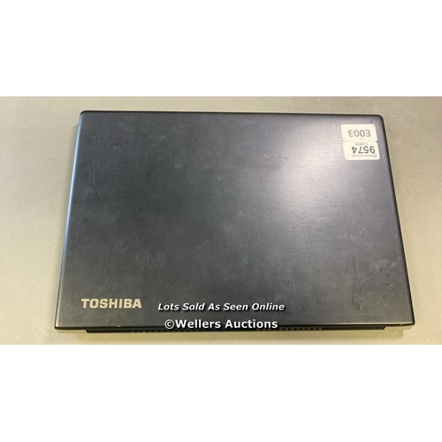 9574 - TOSHIBA LAPTOP / 8GB RAM / 250GB HD / I5-8250U @ 1.60GHZ / SN: 9J024829H / PROFESSIONALLY WIPED AND ... 