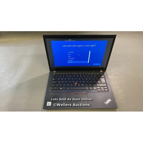 9576 - LENOVO THINKPAD T14S / 8GB RAM / 250GB HD / I5-10210U @ 1.60GHZ / SN: PC1VDX4X / PROFESSIONALLY WIPE... 