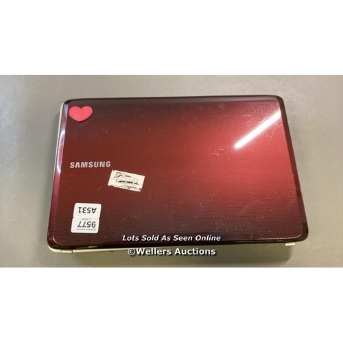 9577 - SAMSUNG R530 / 4GB RAM / 500GB HD / INTEL PENTIUM DUAL CORE T4400 @ 2.20GHZ / SN: ZS8593EZ800178X - ... 