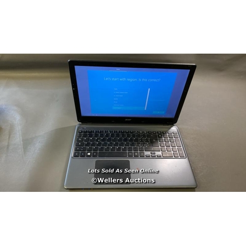 9580 - ACER ASPIRE E1 SERIES / 4GB RAM / 128GB HD / INTEL PENTIUM 2117U @ 1.80GHZ / SN: NXMGWET0063470F17A3... 