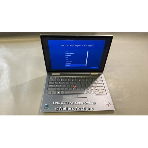 9583 - LENOVO THINKPAD X1 YOGA GEN 6 / 32GB RAM / I7-1185G7 @ 3.0GHZ / SN: PF340EYE / PROFESSIONALLY WIPED ... 