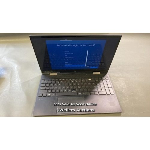 9595 - HP ENVY X360 CONVERTIBLE / 16GB RAM / 500GB HD / AMD 7 4700U @ 2.0GHZ / SN: CND0041132M / SCREEN DAM... 