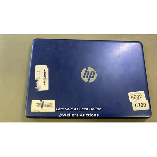 9602 - HP LAPTOP MODEL 11-AK0513SA / 4GB RAM / 64GB HD / INTEL CELERON N4020 @ 1.10GHZ / SN: 5CD1341KNR / P... 