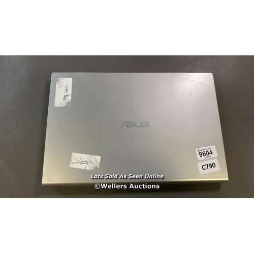 9604 - ASUS X415 / 8GB RAM / 240GB HD / I5-1135G7 @ 2.40GHZ / SN: N3N0CV00785109E / PROFESSIONALLY WIPED AN... 