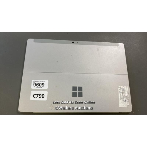 9609 - MICROSOFT 4GB RAM / 64GB HD / INTEL ATOM X7-Z8700 @ 1.60GHZ / SN: 002218154252 / PROFESSIONALLY WIPE... 