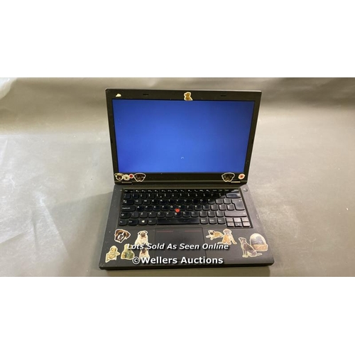 9618 - LENOVO THINKPAD / 8GB RAM / 180GB HD / I5-4300M @ 2.60GHZ / SN: PC00F8BS / PROFESSIONALLY WIPED AND ... 