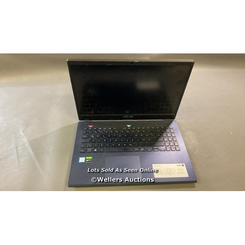 9622 - ASUS LAPTOP MODEL F571G / HD REMOVED / INTEL I5 PROCESSOR / SN: L4N0CX138846186 / SCREEN DAMAGED