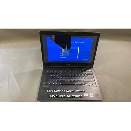 9624 - FUJITSU LIFEBOOK 8GB RAM / 500GB HD / I5-10310U @ 1.70GHZ / SN: DSFF061340 - DISPLAY DAMAGED / PROFE... 