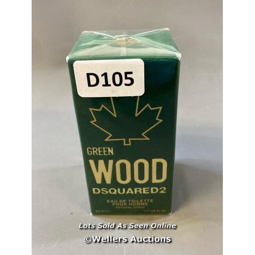 9786 - NEW GREEN WOOD DSQUARED2 EAU DE TOILETTE 50ML