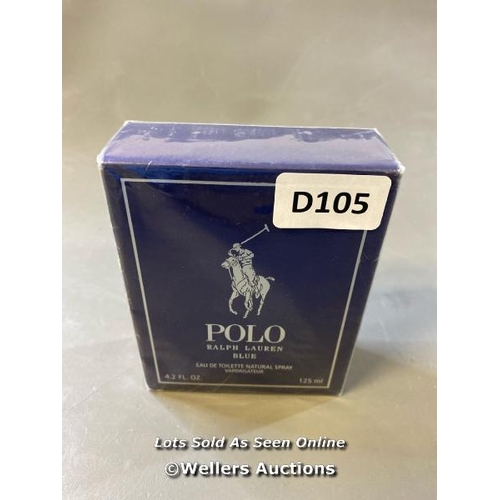 9788 - NEW POLO RALPH LAUREN BLUE EAU DE TOILETTE 125ML