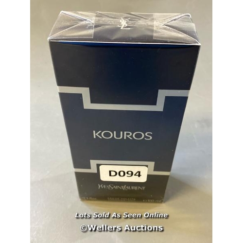 9796 - NEW YSL KOUROS EAU DE TOILETTE 100ML