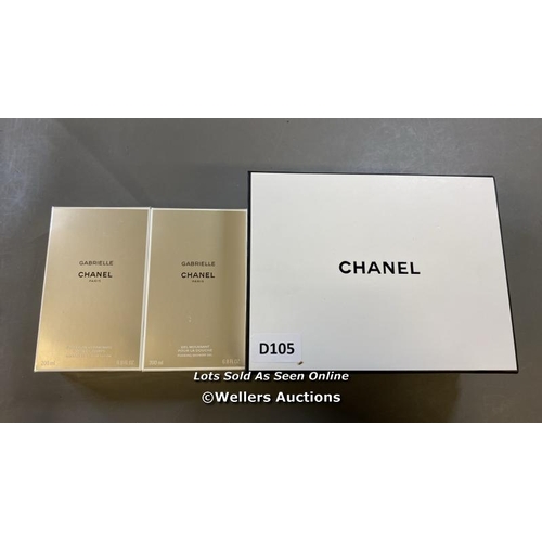 9807 - NEW CHANEL VANITY KIT INCL. SHOWER GEL 200ML AND BODY LOTION 200ML