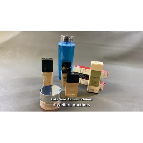 9839 - ASSORTMENT OF COSMETICS INCL. LANC�ME TONIQUE 400ML, YSL ALL HOURS FOUNDATION, CHANEL SUNSCREEN MAKE... 