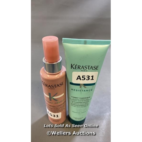 9846 - X1 KERASTASE CIMENT THERMIQUE 150ML AND X1 KERASTASE SERUM CHROMA THERMIQUE 150ML