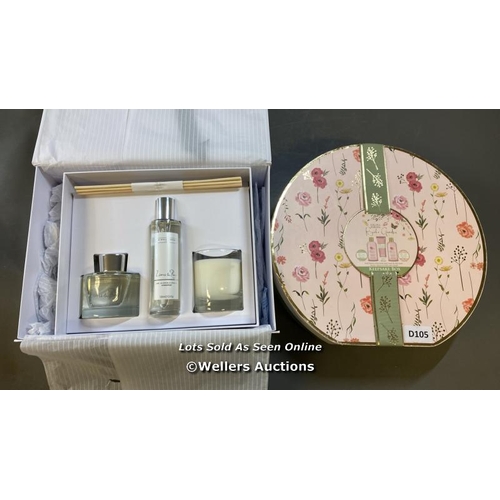 9849 - X1 BAYLIS & HARDING ROYALE GARDEN INCL. BATH SOAK CRYSTALS, BODY WASH, HAND & NAIL CREAM, SHOWER CR�... 