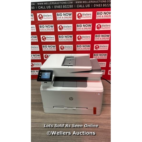 6052 - HP M283FDW COLOUR LASERJET PRO PRINTER / POWERS UP / MINIMAL SIGNS OF USE / P8