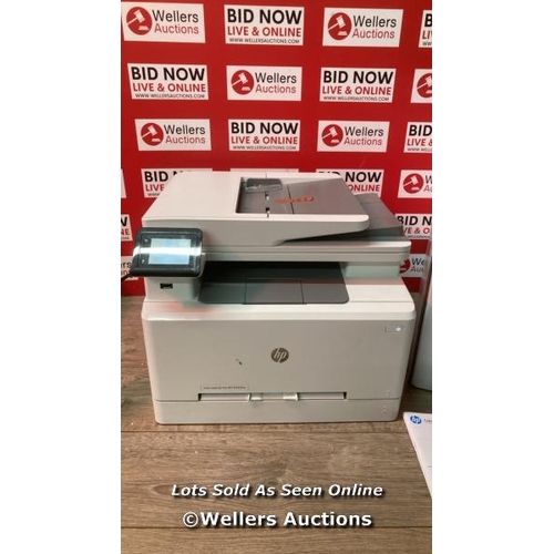 6053 - HP M283FDW COLOUR LASERJET PRO PRINTER / POWERS UP / MINIMAL SIGNS OF USE / P5