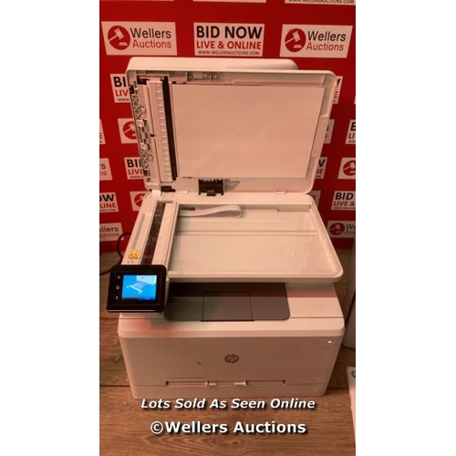 6053 - HP M283FDW COLOUR LASERJET PRO PRINTER / POWERS UP / MINIMAL SIGNS OF USE / P5