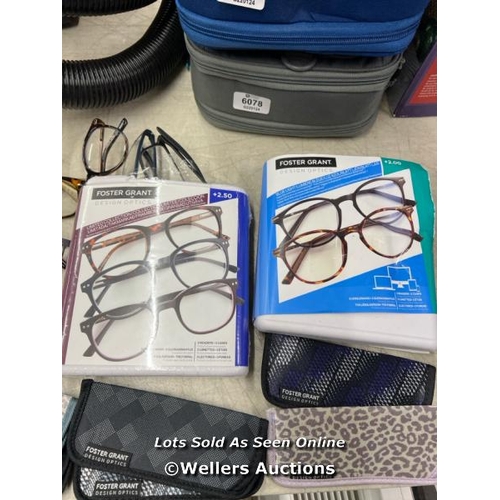 6089 - SELECTION OF FOSTER GRANT READING GLASSES / C38