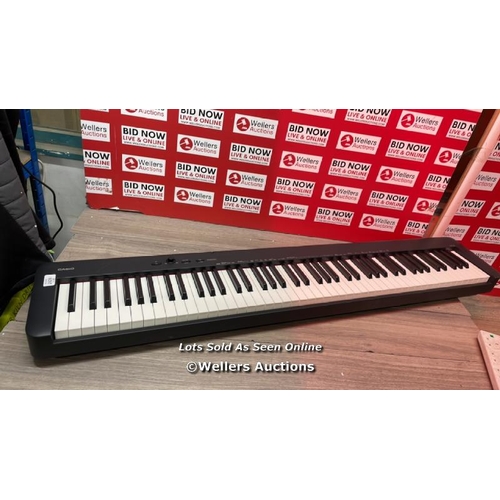 6097 - CASIO S160BKST DIGITAL PIANO WITH CS-470 3-PEDAL STAND / UNTESTED / WITHOUT POWER SUPPLY / MINIMAL S... 