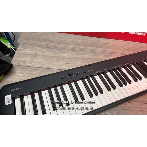 6097 - CASIO S160BKST DIGITAL PIANO WITH CS-470 3-PEDAL STAND / UNTESTED / WITHOUT POWER SUPPLY / MINIMAL S... 