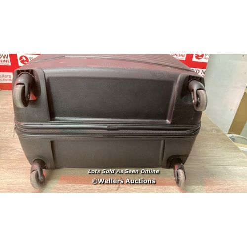 6100 - AMERICAN TOURISTER JETDRIVER LARGE 4 WHEEL SPINNER CASE / DAMAGED TOP HANDLE / ALL ELSE APPEARS OK /... 