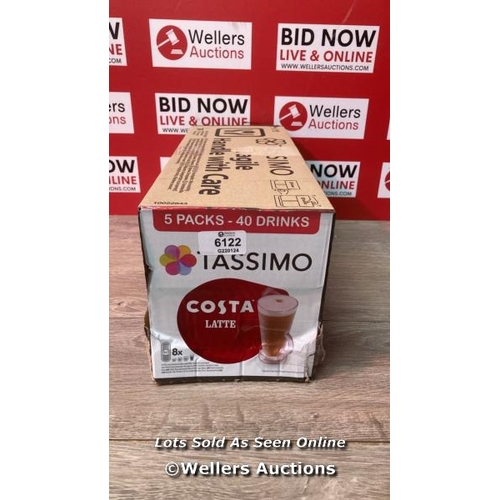 6122 - BOSCH TASSIMO LATTE CAPSULES / NEW / C32