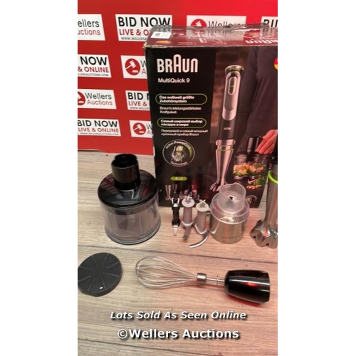 6140 - BRAUN MQ9138XI HAND BLENDER / NO POWER / SIGNS OF USE / C25