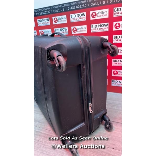 6170 - AMERICAN TOURISTER JETDRIVER LARGE 4 WHEEL SPINNER CASE / SIGNS OF USE / WHEELS, ZIPS & HANDLES APPE... 