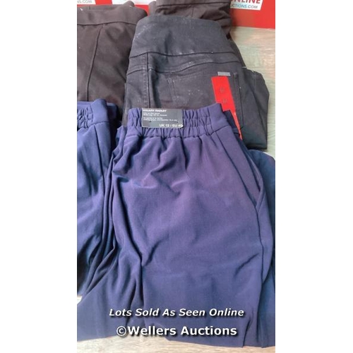 6239 - 8X PAIRS OF LADIES NEW TROUSERS INCL. HILARY RADLEY AND MORE / MIXED SIZES / E22