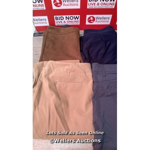 6239 - 8X PAIRS OF LADIES NEW TROUSERS INCL. HILARY RADLEY AND MORE / MIXED SIZES / E22